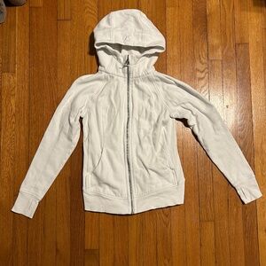 Lululemon Full Zip White Scuba Size 4/6